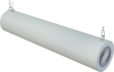 Dezinfekcia vzduchu germicídny ventilátor biely