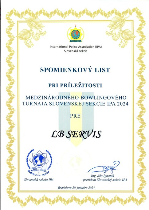 IPA Medzinárodný bowlingový turnaj