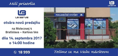 Otvorenie prevádzky LB SERVIS - Karlova Ves