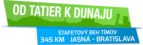 Štafetový beh 345 km od Tatier k Dunaju Jasná – Bratislava
